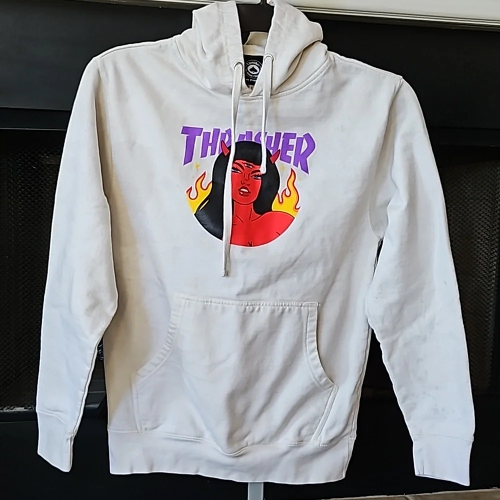 THRASHER Devil Girl Hoodie!! - Picture 2 of 9